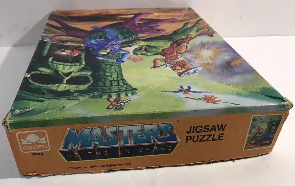 Vtg 1983 Masters of the Universe He-Man 63 Piece Jigsaw Puzzle Complete