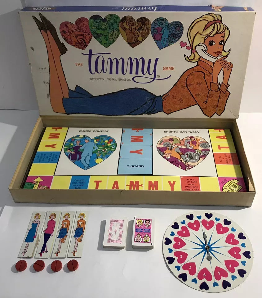 Vintage Tammy Sweet 16 Board Game Ideal 1963 No Instructions