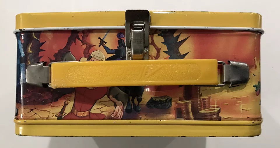 Vintage 1983 Dragon's Lair Metal Lunch Box Only No Thermos