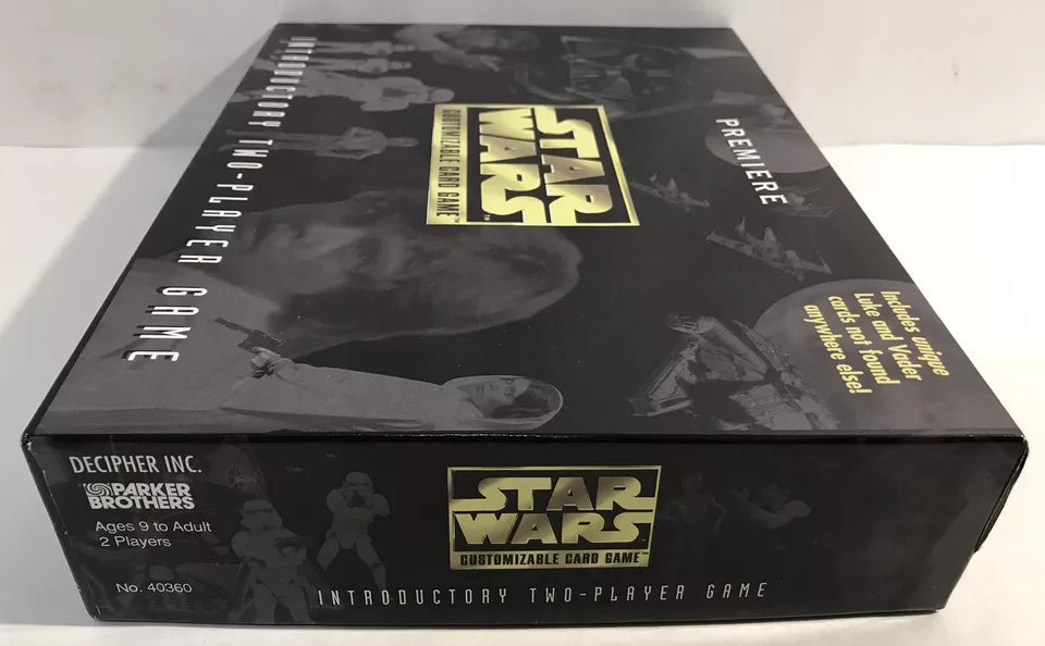 Vintage Star Wars Premiere Customizable Card 2-Player Game 1995