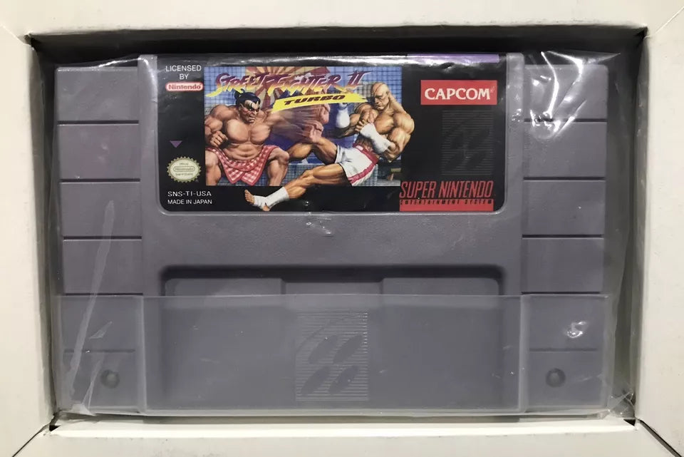 Super Nintendo Street Fighter II 2 Turbo CIB Complete! SNES Near Mint