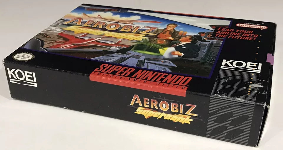 Aerobiz Supersonic (Super Nintendo Entertainment System, 1995) *BOX ONLY