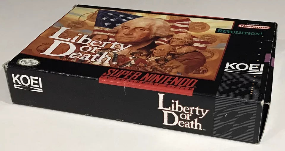 Liberty or Death (Super Nintendo | SNES) Authentic BOX ONLY