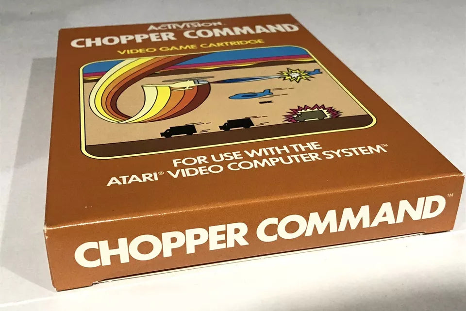 Chopper Command (Atari 2600, 1982) Complete CIB Tested Mint + Receipt