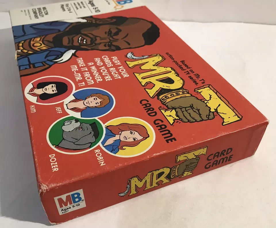 Mr. T Card Game by Milton Bradley - 1983 Ruby Spears New SEALED Vintage