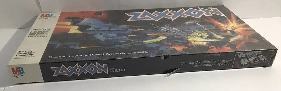 Milton Bradley MB ZAXXON Action Board Game Sega 1982 NEW Shrink Wrapped Sealed