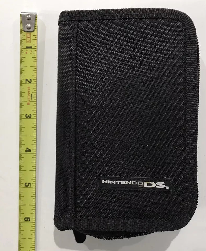 Nintendo DS Black Switch N Carry Closure Pouch Game Case Good Condition