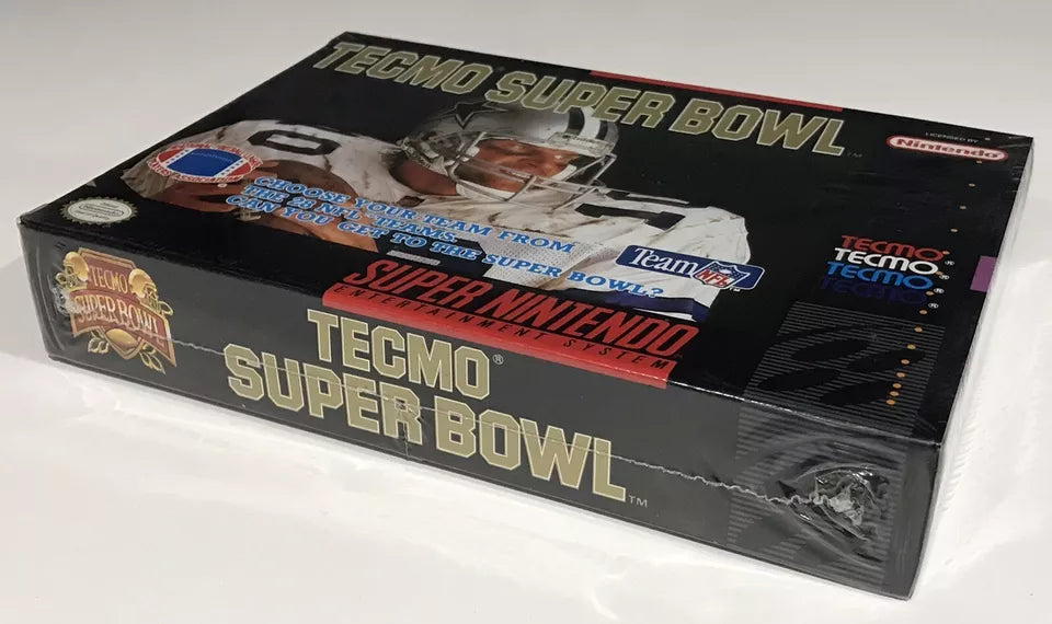 TECMO SUPER BOWL Super Nintendo SNES BRAND NEW FACTORY SEALED