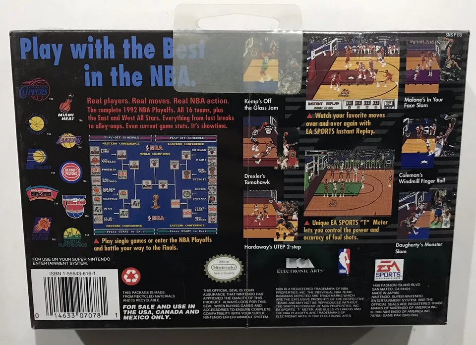 BULLS VS BLAZERS Super Nintendo SNES BRAND NEW FACTORY SEALED