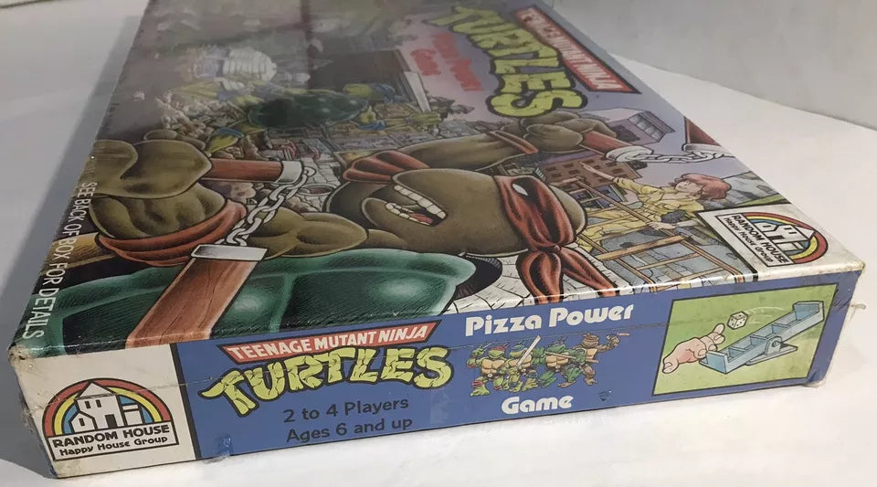 Pizza Power Game Teenage Mutant Ninja Turtles TMNT 1987 Random House NEW SEALED