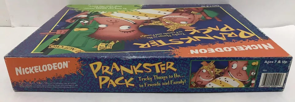 New Nickelodeon Prankster Pack Milton Bradley 1995 VINTAGE 90'S NOS Game Crafts