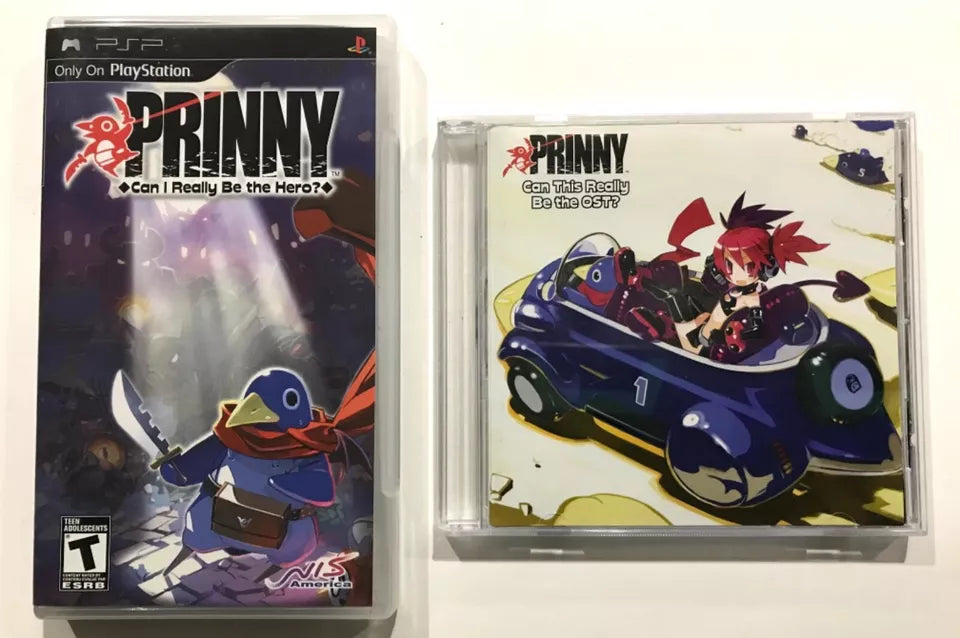 PRINNY Can I Really Be The Hero Sony PSP PlayStation Portable Complete CIB + OST