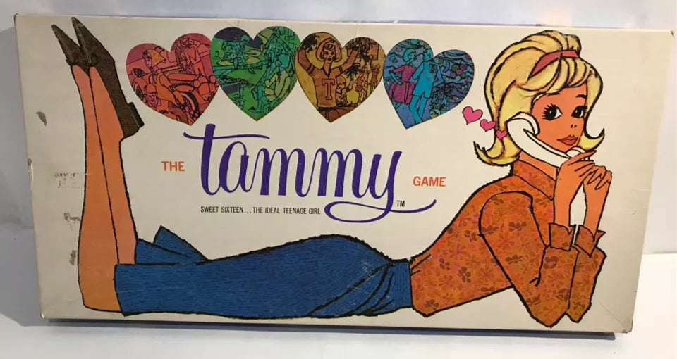 Vintage Tammy Sweet 16 Board Game Ideal 1963 No Instructions