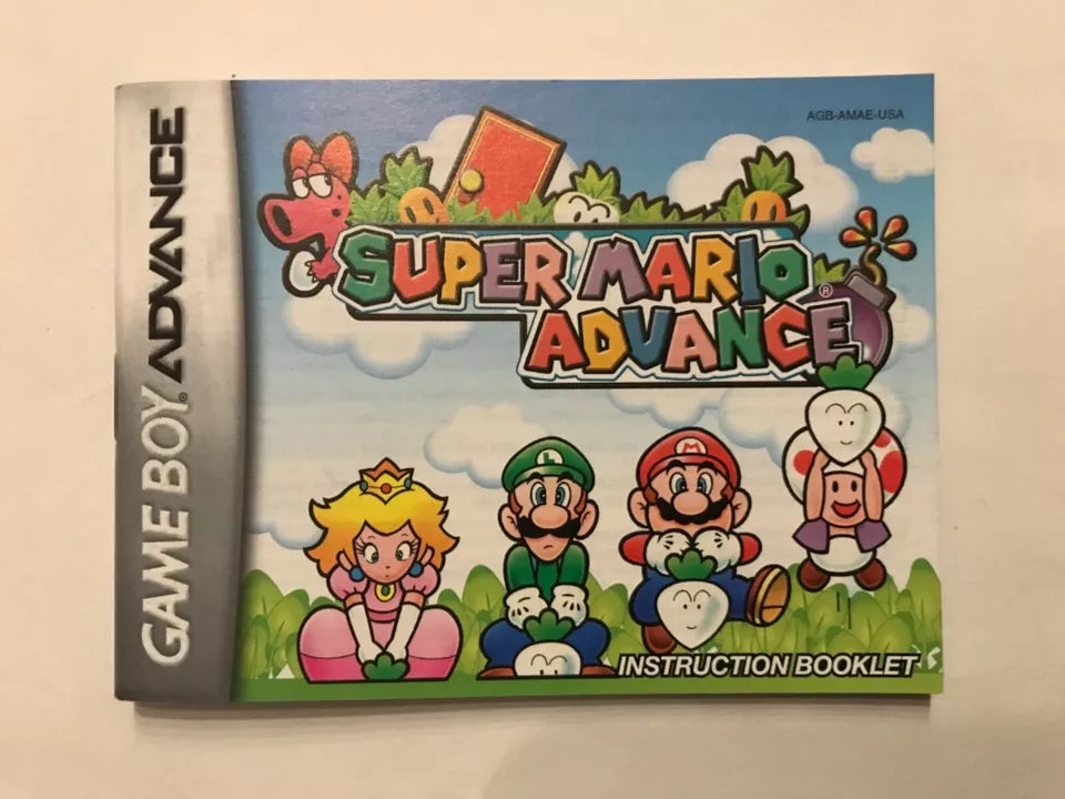 Gameboy Advanced Manual Instruction Booklet Book GBA YOU CHOOSE