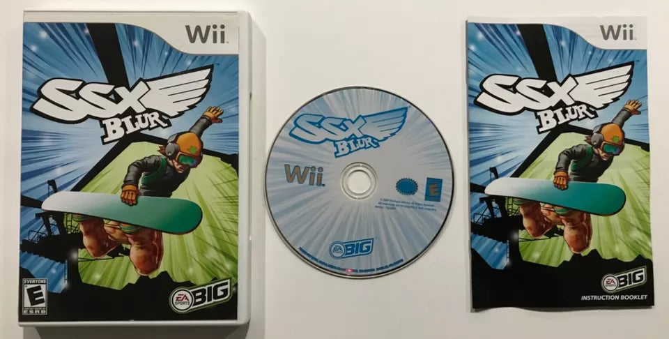 SSX Blur Nintendo Wii Game Authentic With Original Case CIB Complete