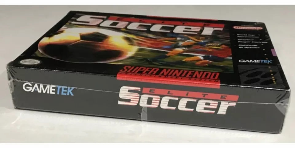 Elite Soccer Super Nintendo SNES BRAND NEW FACTORY SEALED RARE