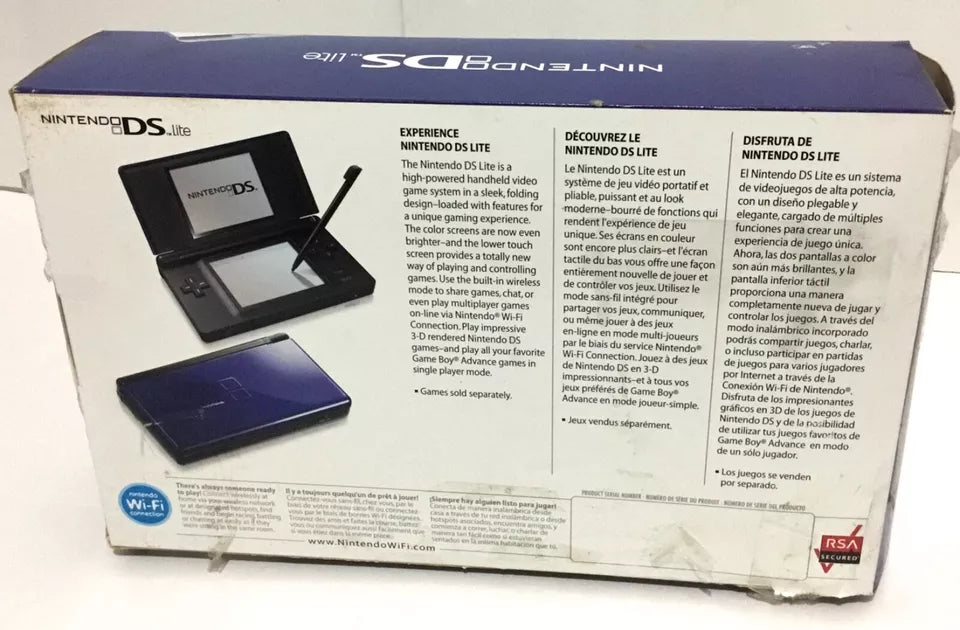 Nintendo DS Lite Blue Store Owner Retail Promotional Display Advertisement RARE