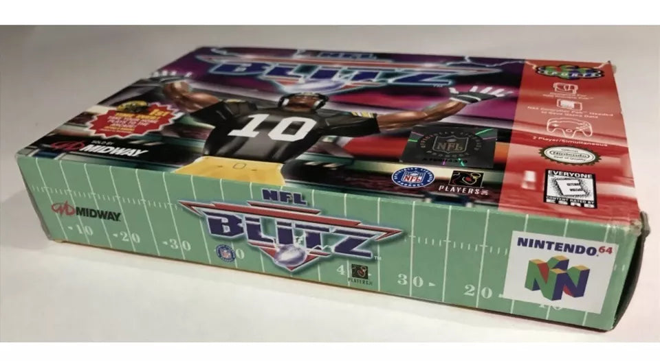 NFL BLITZ Nintendo 64 N64 Authentic Original Box Manual Complete Nr Mint