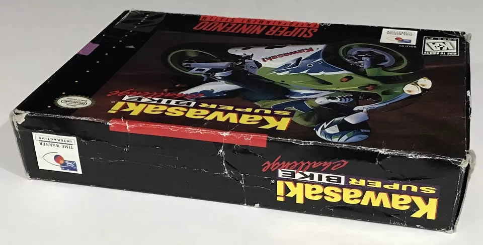 Kawasaki SuperBike Challenge (Super Nintendo | SNES) Authentic BOX ONLY