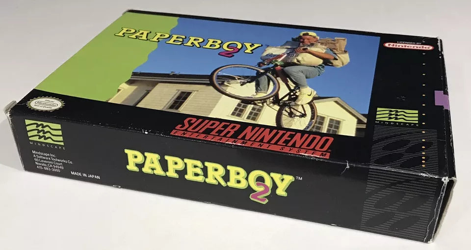 Paperboy 2 (Super Nintendo SNES, 1991) CIB Complete