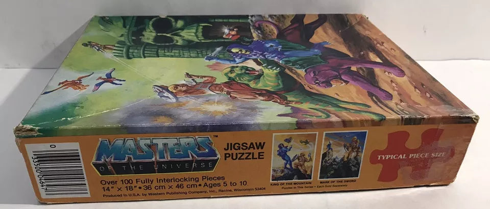 Vtg 1983 Masters of the Universe He-Man 63 Piece Jigsaw Puzzle Complete