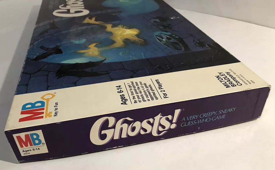 Vintage Milton Bradley Ghosts! 1985 Glow in The Dark Board Game - COMPLETE!