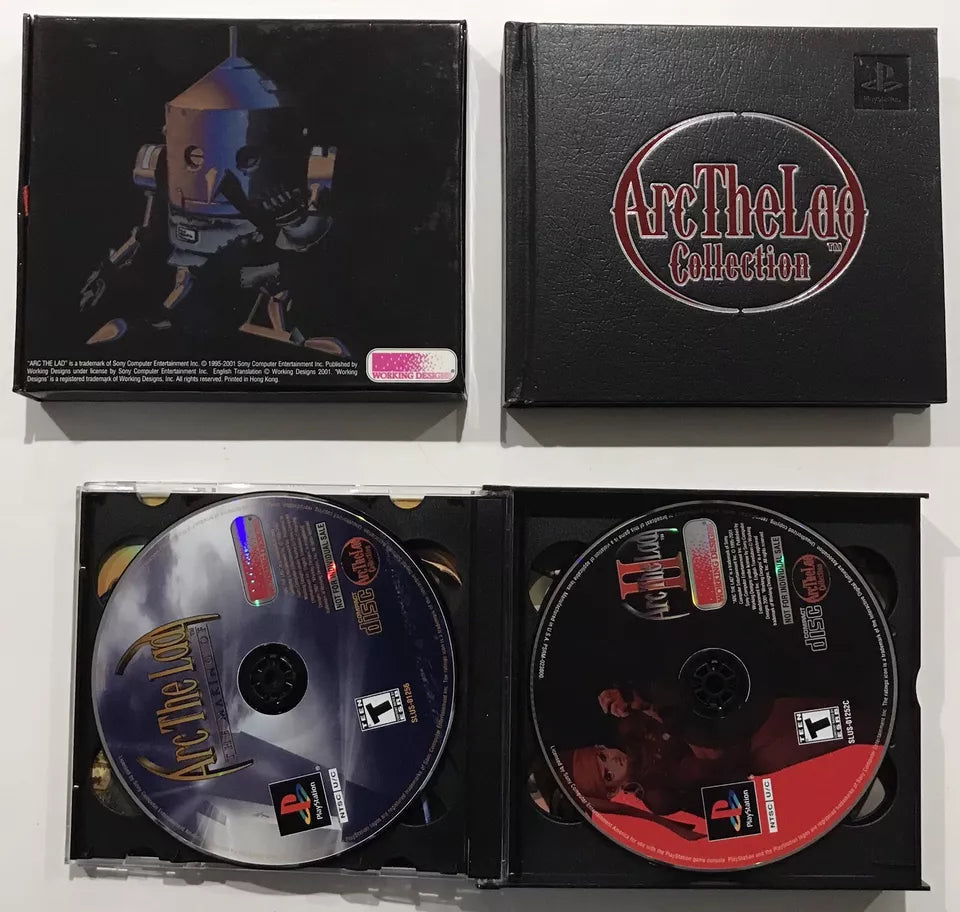 Arc the Lad Complete Collection PS1 PlayStation CIB Complete Nr Mint