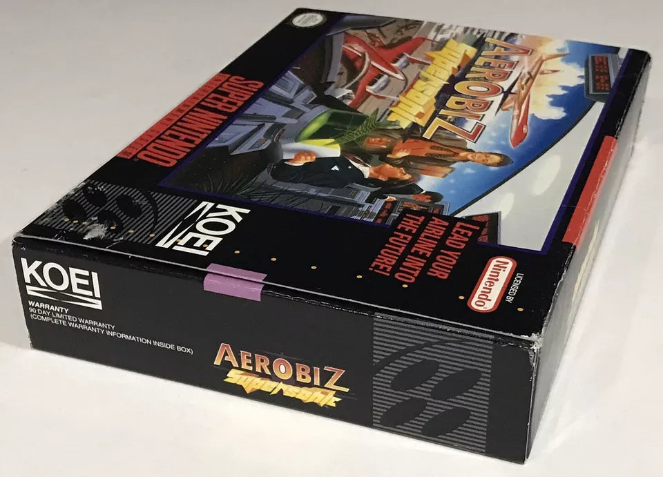 Aerobiz Supersonic (Super Nintendo Entertainment System, 1995) *BOX ONLY