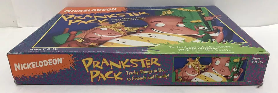 New Nickelodeon Prankster Pack Milton Bradley 1995 VINTAGE 90'S NOS Game Crafts