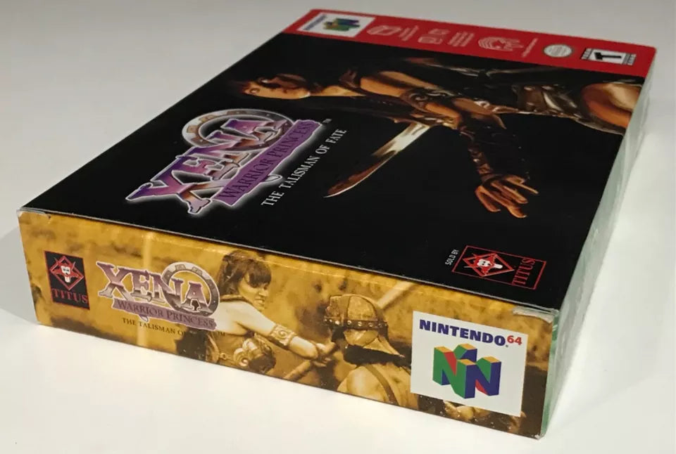 XENA Warrior Princess Nintendo 64 N64 Authentic Original Box Manual Complete EX+