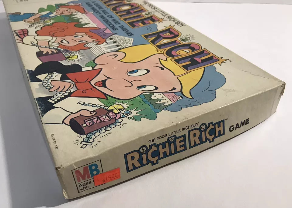 1982 Milton Bradly Richie Rich Wacky Inventions Board Game Vintage Unpunched New