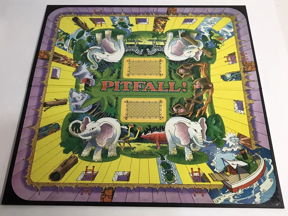 MB Milton Bradley Pitfall Board Game Based on Atari Activision 100% Complete