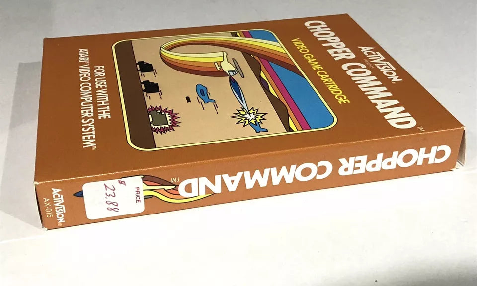 Chopper Command (Atari 2600, 1982) Complete CIB Tested Mint + Receipt