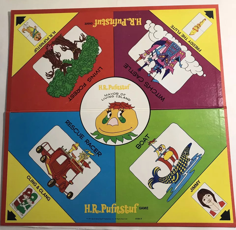 Vintage 1971 H R Puf N Stuf Puff N Stuff Board Game by Milton Bradley Complete