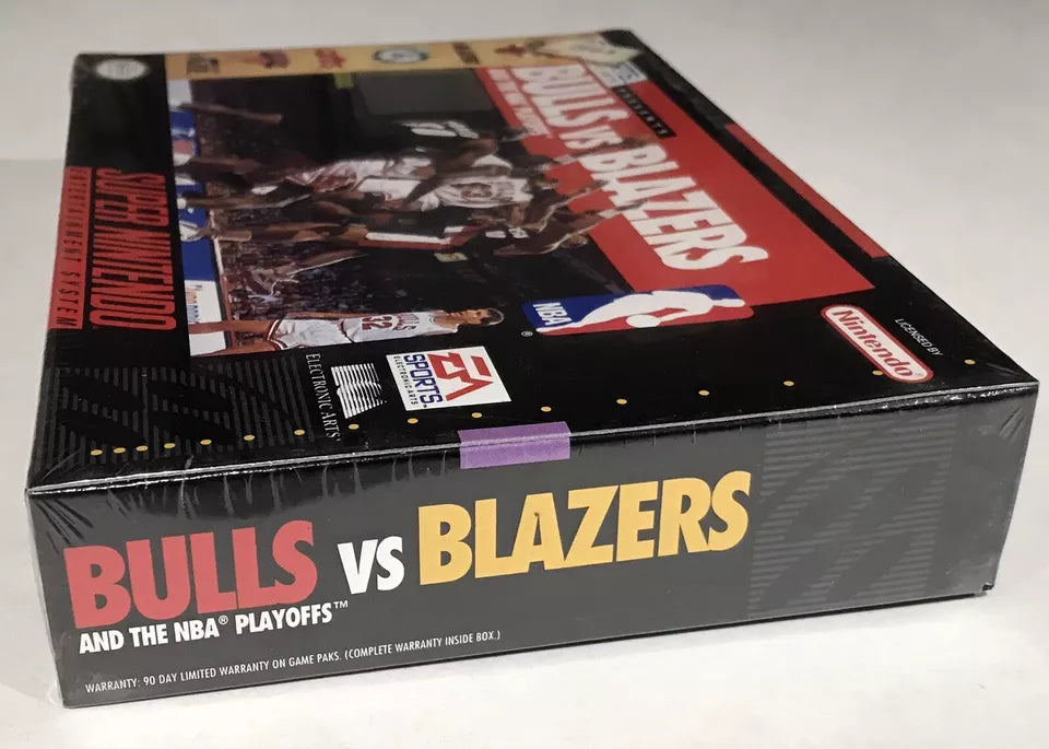 BULLS VS BLAZERS Super Nintendo SNES BRAND NEW FACTORY SEALED