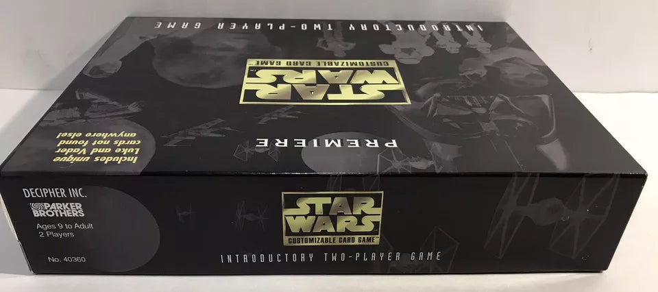 Vintage Star Wars Premiere Customizable Card 2-Player Game 1995