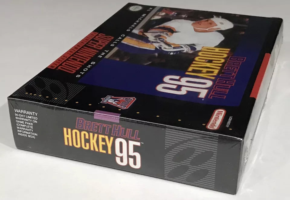 SNES Super Nintendo BRETT HULL HOCKEY '95 1995 Brand NEW & Factory Sealed!