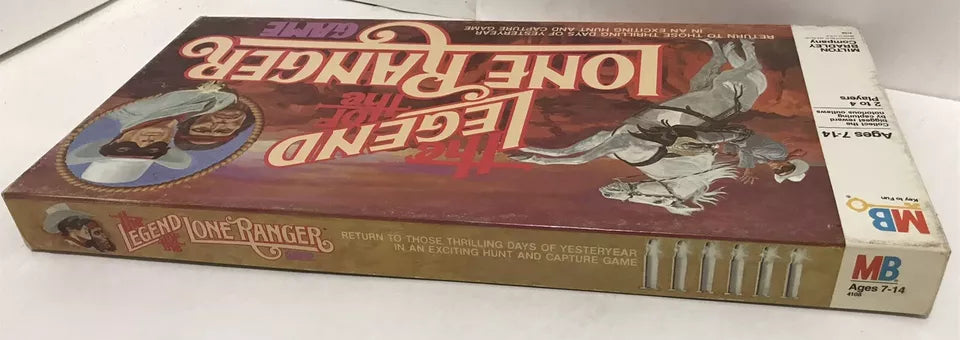 Vintage 1980 THE LEGEND OF THE LONE RANGER BOARD GAME New Sealed Unpunched