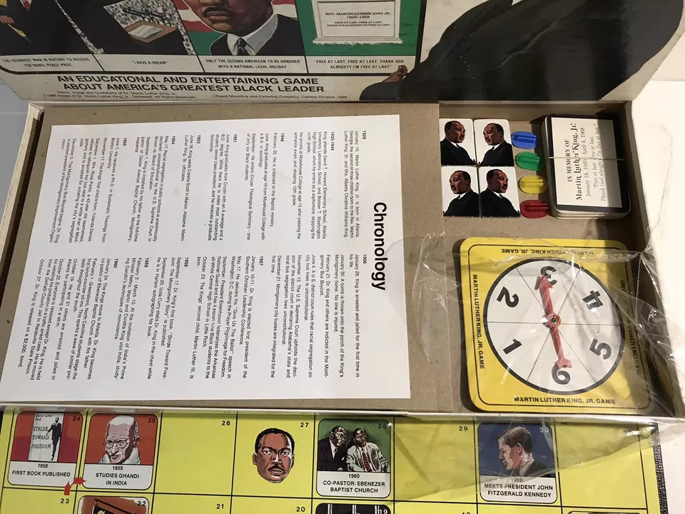 Cadaco 1986 : The Martin Luther King, Jr. Game - Educational Board Game Complete