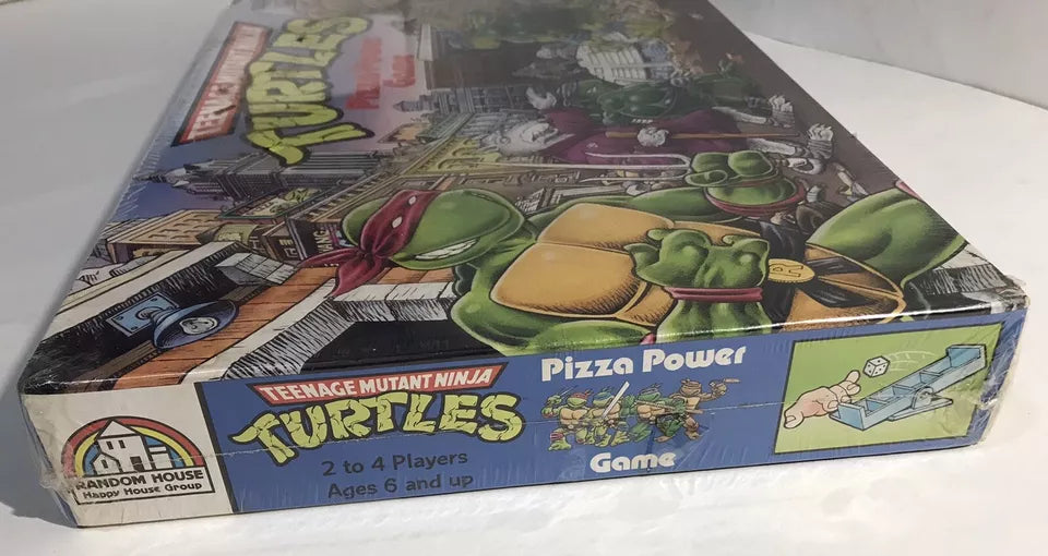 Pizza Power Game Teenage Mutant Ninja Turtles TMNT 1987 Random House NEW SEALED