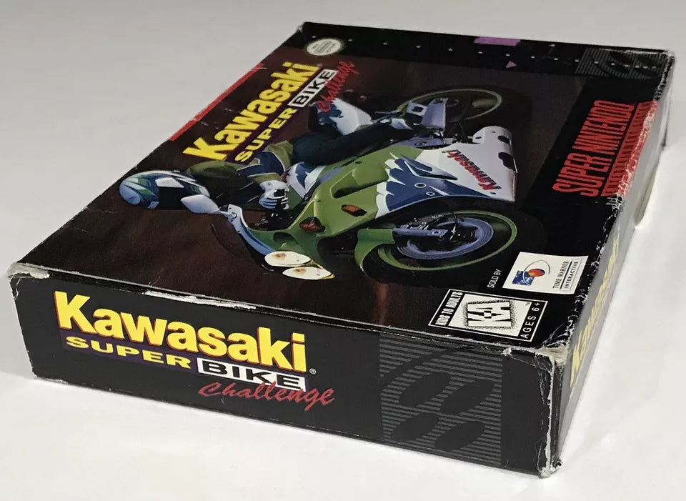 Kawasaki SuperBike Challenge (Super Nintendo | SNES) Authentic BOX ONLY