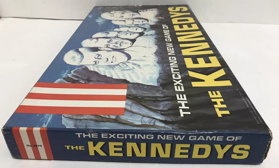 NEW Unused 1962 Transco Adult Games The Kennedys Board Game 3879 Vintage Rare