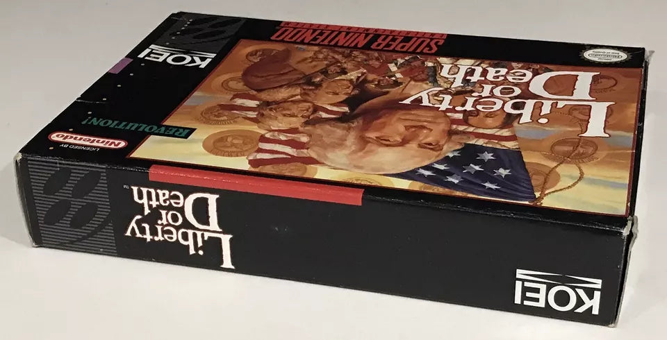 Liberty or Death (Super Nintendo | SNES) Authentic BOX ONLY