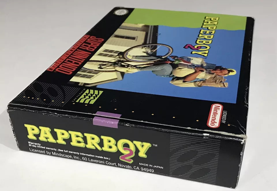 Paperboy 2 (Super Nintendo SNES, 1991) CIB Complete