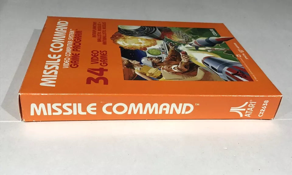 Atari 2600 Missile Command Atari Complete In Box Tested Mint