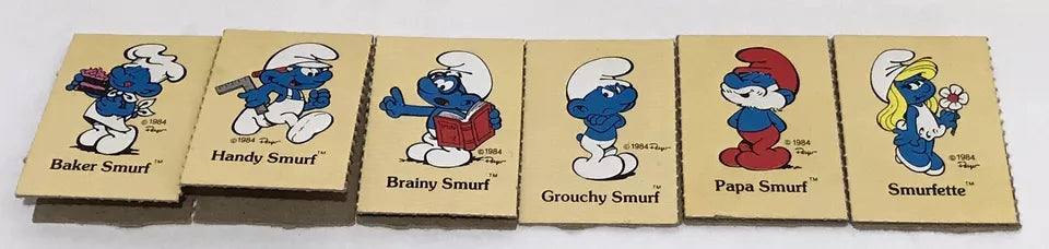 Vintage 1984 Baby Smurf Board Game Milton Bradley Excellent