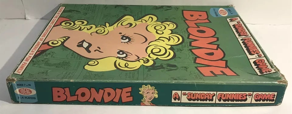 Vintage 1972 Ideal Blondie - A Sunday Funnies Board Game Complete