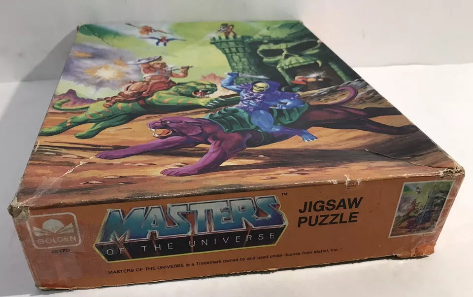 Vtg 1983 Masters of the Universe He-Man 63 Piece Jigsaw Puzzle Complete