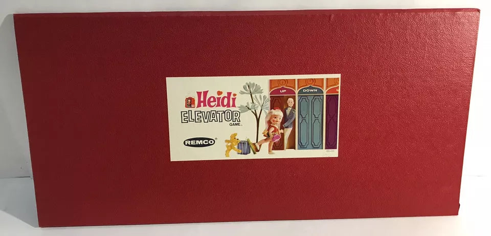 1965 Heidi Elevator Game Remco Industries Board Game Heidi Pocketbook Doll MINT