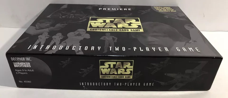 Vintage Star Wars Premiere Customizable Card 2-Player Game 1995